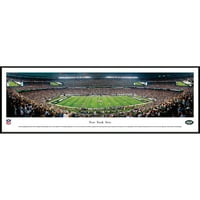 New York Jets - Met Life Stadyumu'ndaki Avlu Hattı - Blakeway Panoramaları Standart Çerçeveli NFL Baskısı