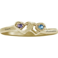 Kişiye Özel Aile TakısısEvimli Çiftin Yüzüğü Gümüş, Altın ve Beyaz Altın olarak mevcuttur