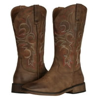 Kadın Ayak Cowgirl kovboy Çizmeleri Batı Kadın ABD 9.5