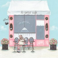 Oopsy Daisy's Little Petite Cafe Tuval Duvar Sanatı, 10x10
