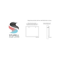 Stupell Sanayi Virginia Eyalet Eğitim Haritası Seyahat ve Yerler Resim Galerisi Sarılmış Tuval Baskı Duvar Sanatı