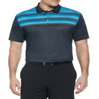 Ben Hogan Performans Erkek Göğüs Çizgili Golf Polo Gömlek, Beden S-5XL