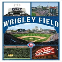 Chicago Cubs-Wrigley Alanı Duvar Posteri, 14.725 22.375