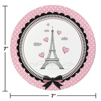 Paris'te Parti Misafirler için Doğum Günü Partisi Malzemeleri Seti