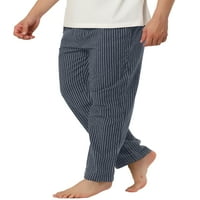 Benzersiz Pazarlık erkek Pijama pazen İpli Baskılı Pijama pantolon