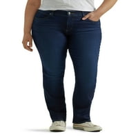 Lee® Kadın Plus Ultra Lu Konfor, Esnek Hareket Düz Bacak Jean