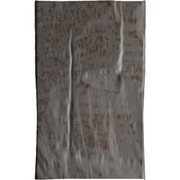 Ekena Millwork 6 H 10 D 72 W Elle Kesilmiş Fau Odun Şöminesi Mantel Seti w Alamo Kornişleri, Yaşlı Cevizli