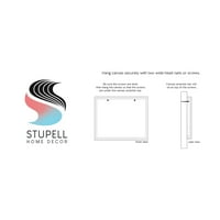 Stupell Endüstrileri Modern Geyik Boynuzları Mürekkep Kroki Doodle Tarzı Grafik Sanat Galerisi Sarılmış Tuval Baskı