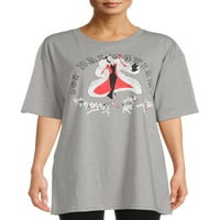 Cruella Juniors Grafikli Tişört Elbise