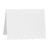 Lüks Kağıt Katlanmış Bir Kart, 14.80 lb. Parlak Beyaz, Lüks Kağıt