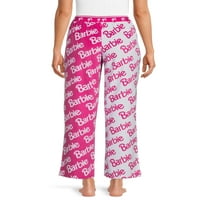 Mattel Kadın ve Kadın Büyük Beden Barbie Peluş Uyku Pantolonu, Beden XS-3X