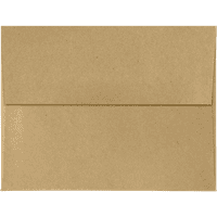 Lüks Kağıt A Davetiye Zarfları, 14, lb. Bakkal Çantası Kahverengi, Paket