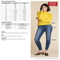 Levi Strauss & Co.'nun imzası. Kadın Şekillendirme Orta Rise Slim Jeans
