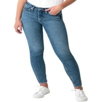 Gümüş Jeans A.Ş. Kadınların En Çok Aranan Orta Bel Skinny Jean Pantolonları, Bel Ölçüleri 24-36