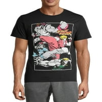 Street Fighter Cast Aksiyon Çekimleri erkek ve Büyük erkek grafikli tişört