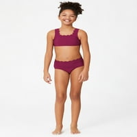 Justice Girls Yüksek Belli Bikini Mayo, 2 Parça, 6 ve 16 Beden