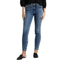 Gümüş Jeans A.Ş. Kadın Suki Orta Rise Skinny Jeans, Bel Ölçüleri 24-36