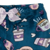 Wonder Nation Kızların Rahat Pijama Pantolonları, Bedenleri 4- ve Artı