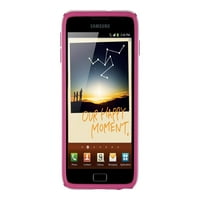 Speck CandyShell - Cep telefonu kılıfı - beyaz, ahududu - Samsung Galaxy Note için