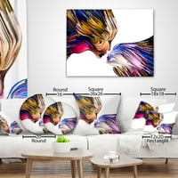 Designart Sörfçü Yeşil Dalgaları Dövüyor - Fotoğraf Atma Yastığı - 16x16