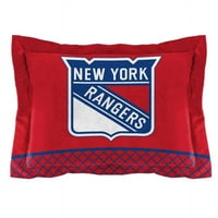 New York Ranger Yorgan Seti, İkiz, Taslak Tasarım, Takım Renkleri, % 100 Polyester, Set