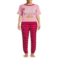 Warner Bros Bayan Arkadaş Pijama Takımı, 2 Parça