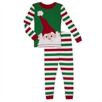 Komar Çocuk Yürümeye Başlayan Çocuk Noel Baba Pamuklu Pijama Takımı