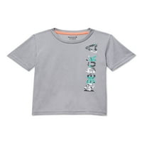Reebok Bebek ve Yürümeye Başlayan Çocuk T-Shirt, Kolsuz Bluz ve Şort Kıyafet Seti, 3'lü, Beden 12M-5T