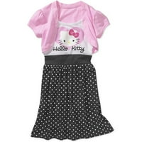 Hello Kitty - Kız Elbisesi ve Omuz Silkme