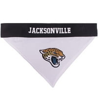 Evcil Hayvanlar İlk NFL Jacksonville Jaguarları Köpek Bandana Lisanslı, Geri Dönüşümlü Evcil Hayvan Bandana taraflı