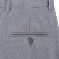 Erkek Klasik Fit Takım Elbise Ayrı Pantolon Düz Ön Performans takım elbise pantalonları