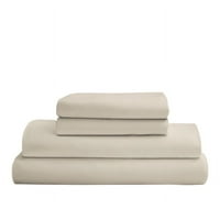 Delara Eucalyptus Lyocell Tencel Sheet Set, Cal King Set, Doğal Soğutma, Süper Yumuşak, İpeksi, Nem Emici, Sıcaklık