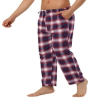 Benzersiz Pazarlık erkek Flanel Kareli Pijama Pantolon Pijama Pantolon