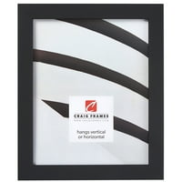 Craig Frames Bauhaus 100, Mistik Saten Siyah Resim Çerçevesi