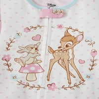 Bambi Bebek Kız Microfleece Battaniye Uyuyan Pijama