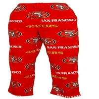 San Francisco 49ers NFL Cephe Erkek Mikro Polar Pijama Pantolonu