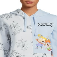 Rugrats Ta-Da Split Gençler Grafik Kapüşonlu Sweatshirt