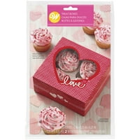 Wilton Sevgililer Günü Cupcake İkram Kutusu, 2'li set