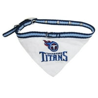 Evcil İlk NFL Tennessee Titans Köpek Bandana Yaka Lisanslı, Yansıtıcı, Ayarlanabilir Pet Eşarp Bandana