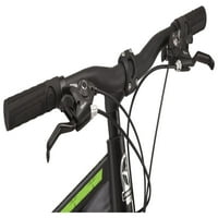 Schwinn Sidewinder dağ bisikleti, tekerlekler, hızlar, siyah yeşil