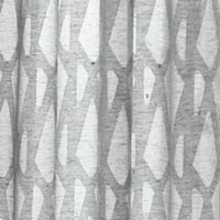 Daha iyi Evler ve Bahçeler Kırpılmış Geo Polyester Pamuklu Şeffaf Çubuk Cep Tek Panel, Gümüş, 50 x63