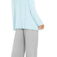 Benzersiz Pazarlık kadın Pijama Modal Uzun Kollu Gömlek ve Pantolon Pijama Setleri