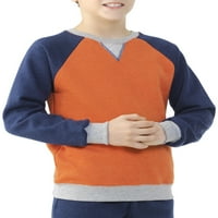 Meyve Tezgah Erkek Polar Raglan Ekip Boyun Kazak, Boyutları XS-2XL