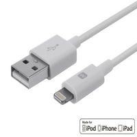 Apple MFi Sertifikalı Yıldırım Serisini seçin? USB Şarj ve Senkronizasyon Kablosu, 6ft Beyaz