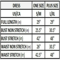 -Cliffs Plus Size Bayan Geleneksel Nervürlü Bodycon Streç Tank Elbise, Siyah, Tek Beden