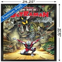 Ultraman'ın Yükselişi-Kapak Varyantı Arthur Adams Duvar Posteri, 22.375 34 Çerçeveli