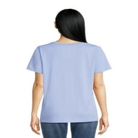 PositiviTees kadın Sonbahar grafikli tişört, Mevsimsel Kısa Kollu Tee Kabak Baharat, Boyutları S-3XL