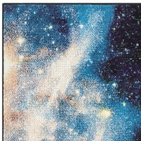 Galaxy Kalden Astronomi Alan Halısı, Mor Çoklu, 4' 6'