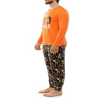 Derek Kalp Boo Ekip Eşleştirme Cadılar Bayramı Aile Pijama Takımı