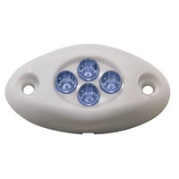 Yenilikçi Aydınlatma 004-2100- Yüzeye Monte LED Nezaket Işığı - Beyaz Kasalı Mavi LED